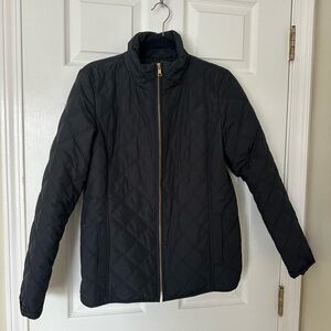 Ann Taylor Black quilted jacket.  Size S